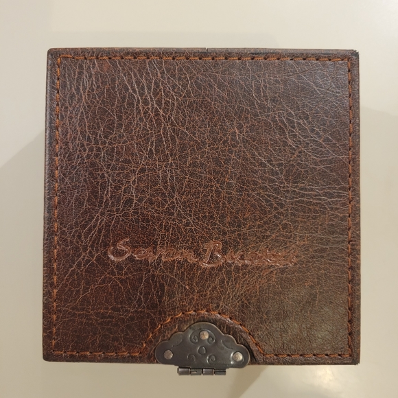 Sevan Biçakçi brown leather ring box/case - (used/good condition) - Picture 4 of 6